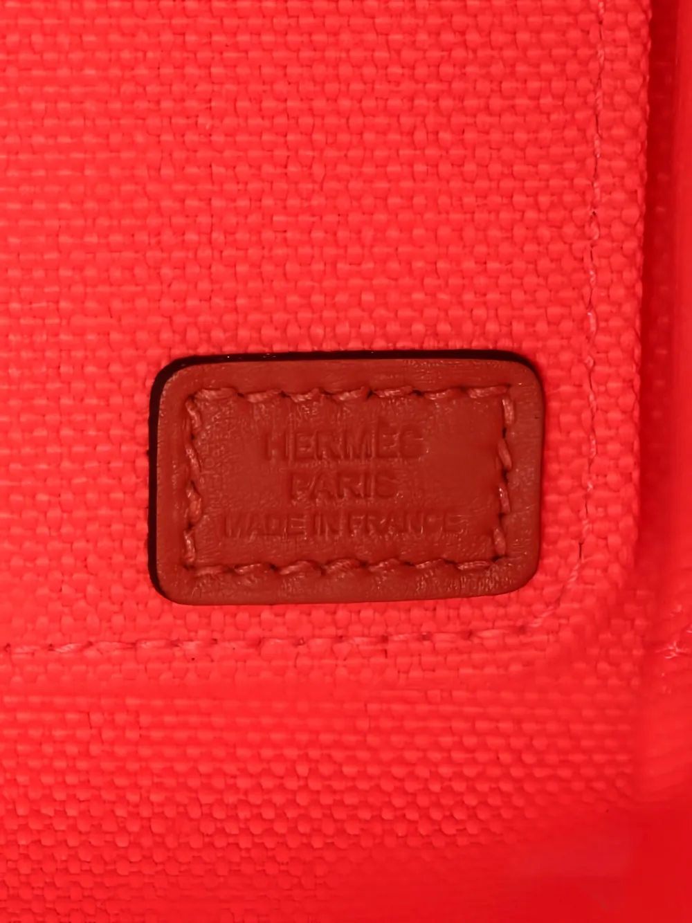 Pre-owned Hermes Steeple 25 Open-top Tote Bag In Orange