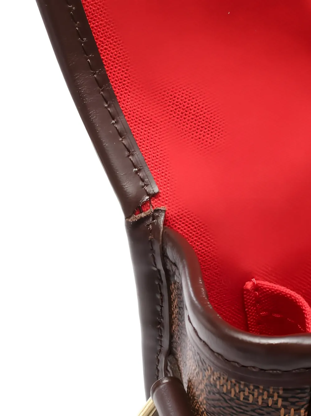 Pre-owned Louis Vuitton 2006 Damier Sologne Cross Body Bag In Brown