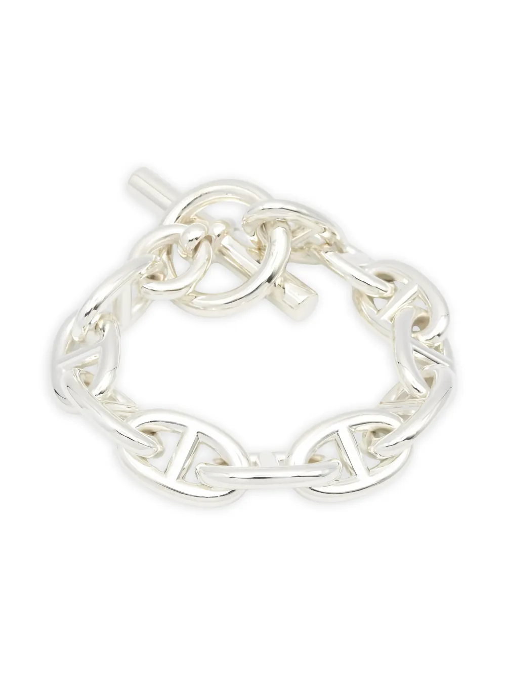 Hermès Pre-Owned 10s Shane Dunkle TGM bracelet | Silver | Image 1