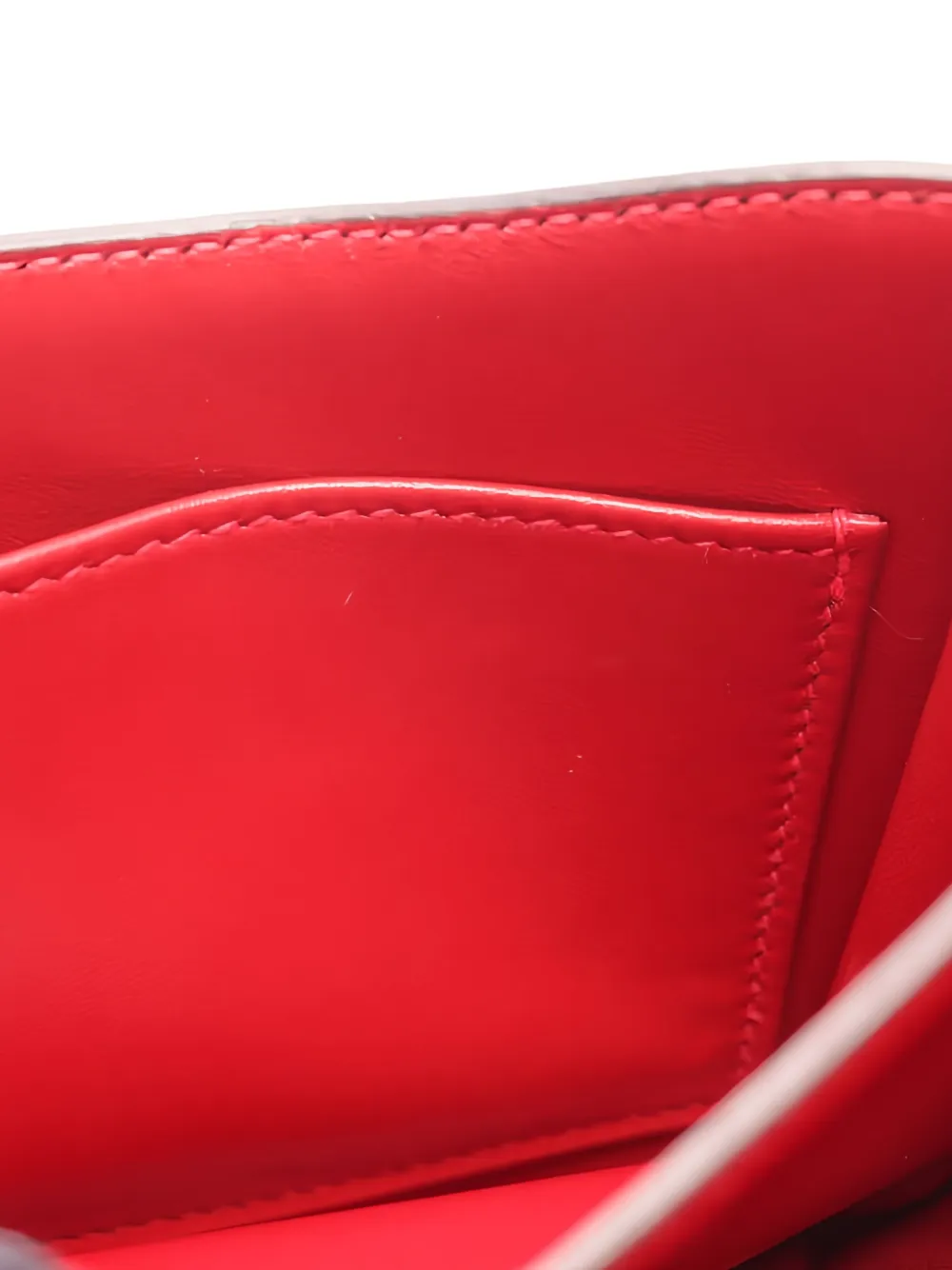 Pre-owned Hermes 2017 Constance Iii Mini Crossbody Bag In Red