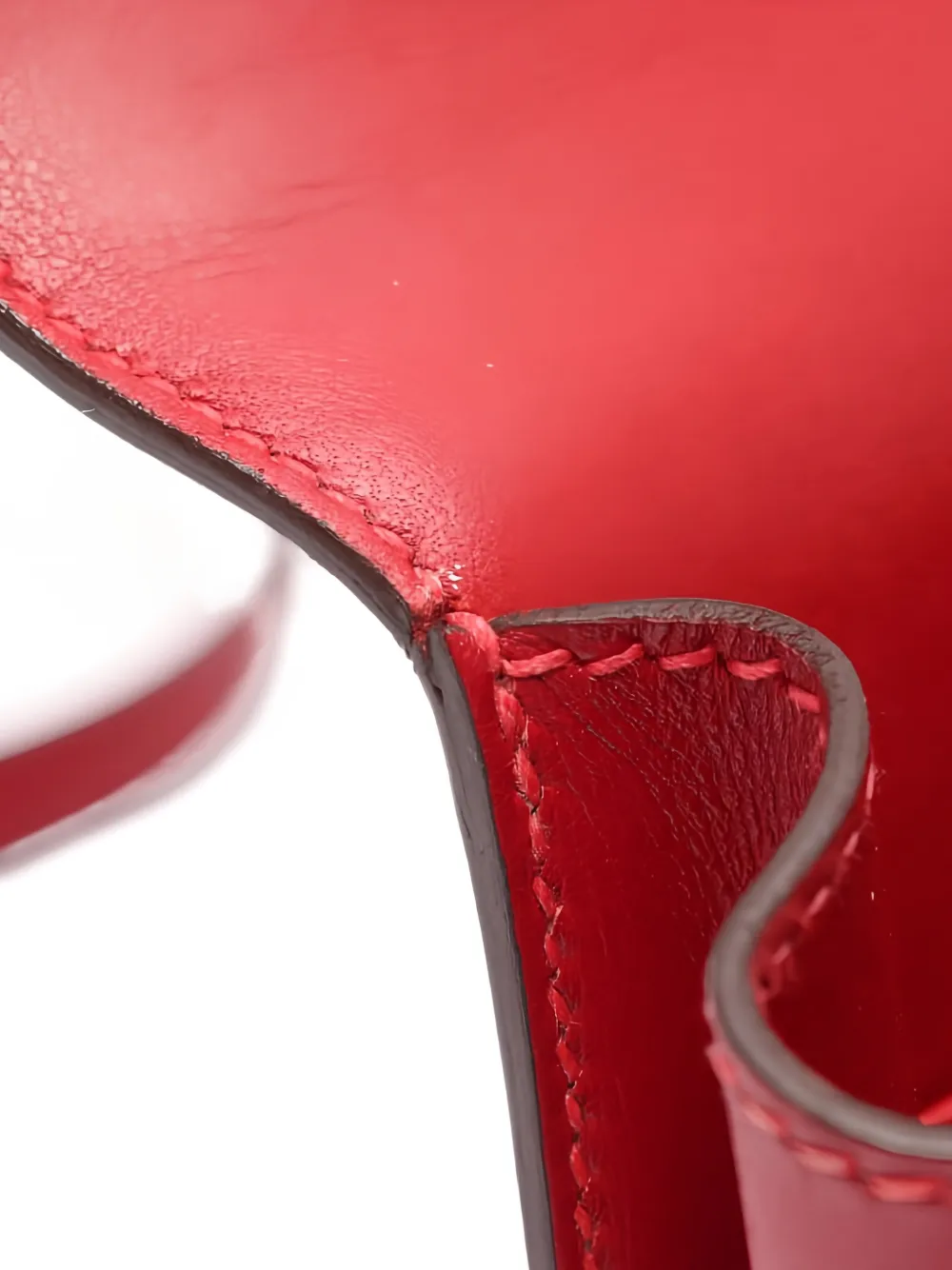 Pre-owned Hermes 2017 Constance Iii Mini Crossbody Bag In Red