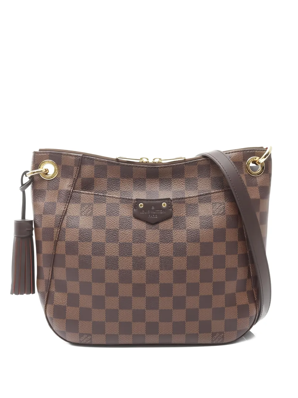 Click to view more detailed imagery on our partner's website Pre-owned Louis Vuitton South Bank Damier Ebene Shoulder Bag In Brown
