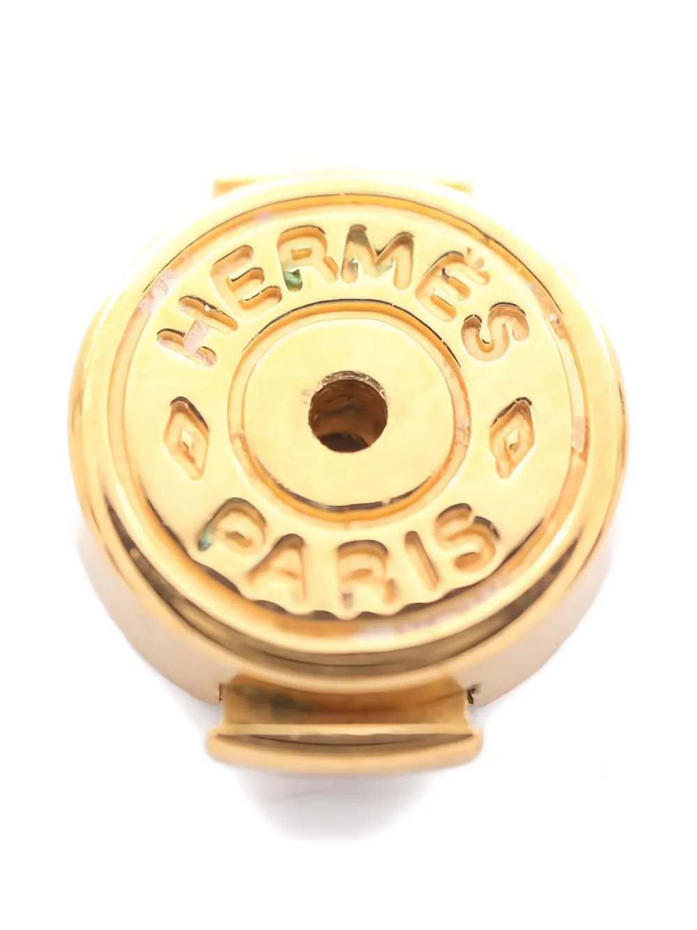 HERMES Pre-owned 2000s Carge D'ash H Earrings In Gold