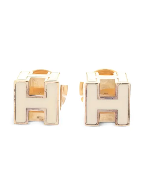 Hermès Pre-Owned 2000s Carge d'Ash H earrings