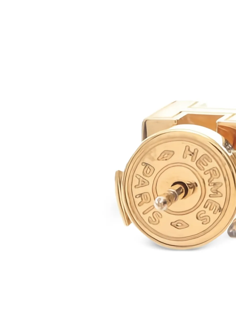 Hermès Pre-Owned 2000s Carge d'Ash H earrings | Image 2