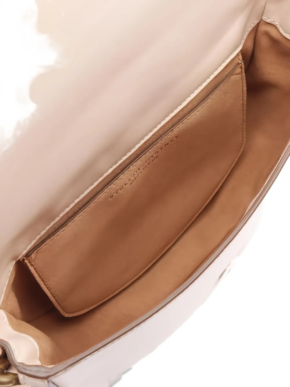 Pre-owned Stella Mccartney 2010 Chain Frayme Shoulder Bag In Neutral