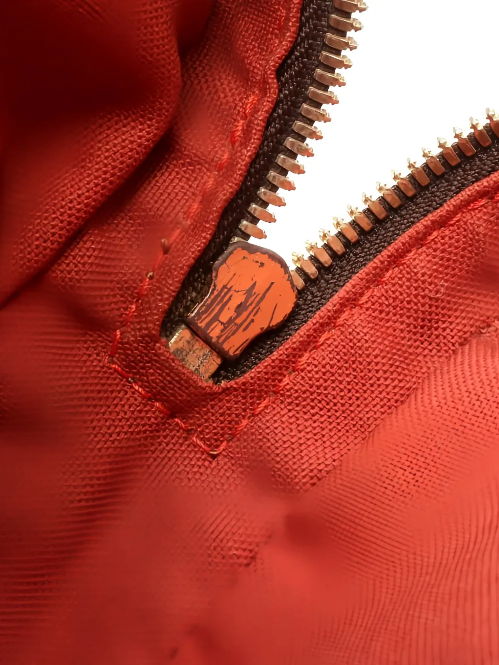 Pre-owned Louis Vuitton 2003 Geronimos Damier Ebène Backpack In Brown