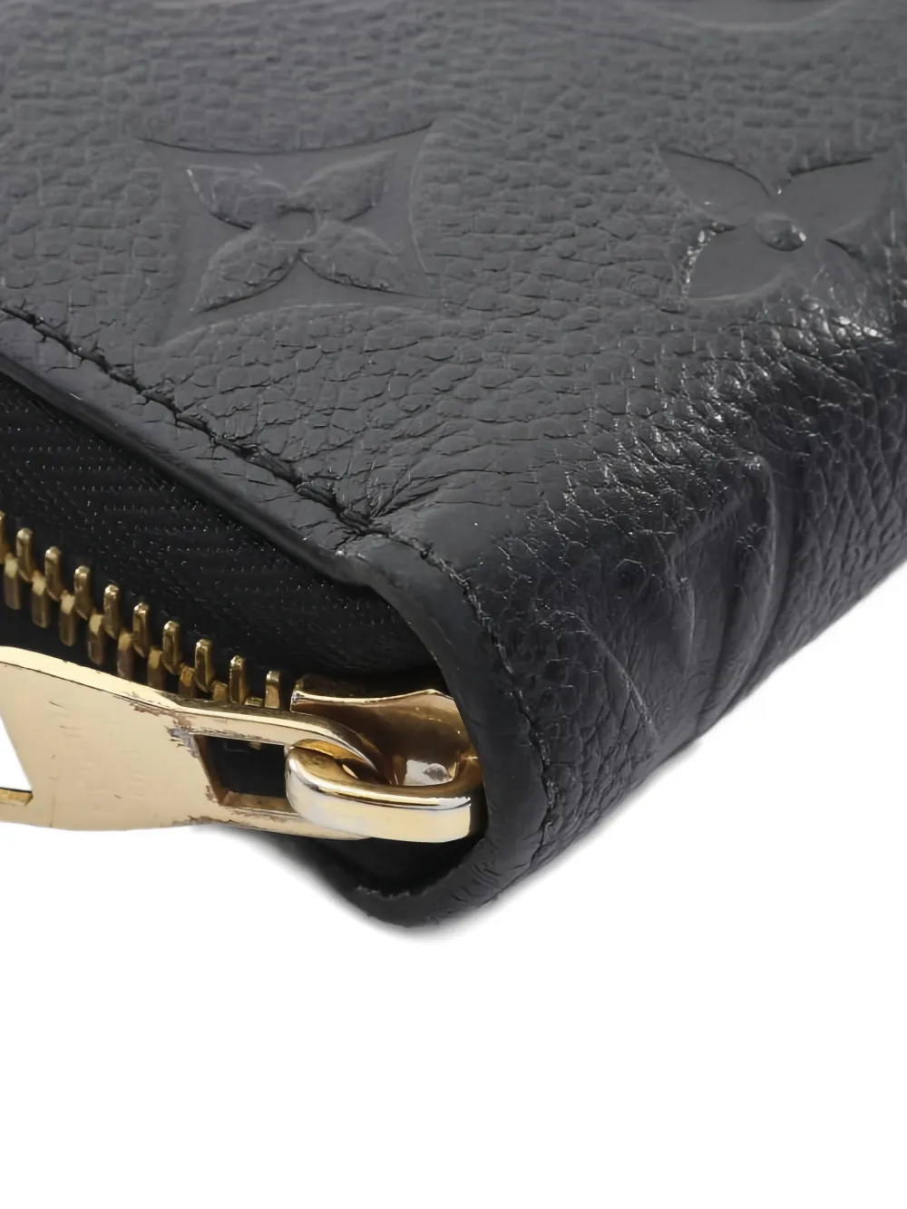 Pre-owned Louis Vuitton Empreinte Monogram-patterm Wallet In Black