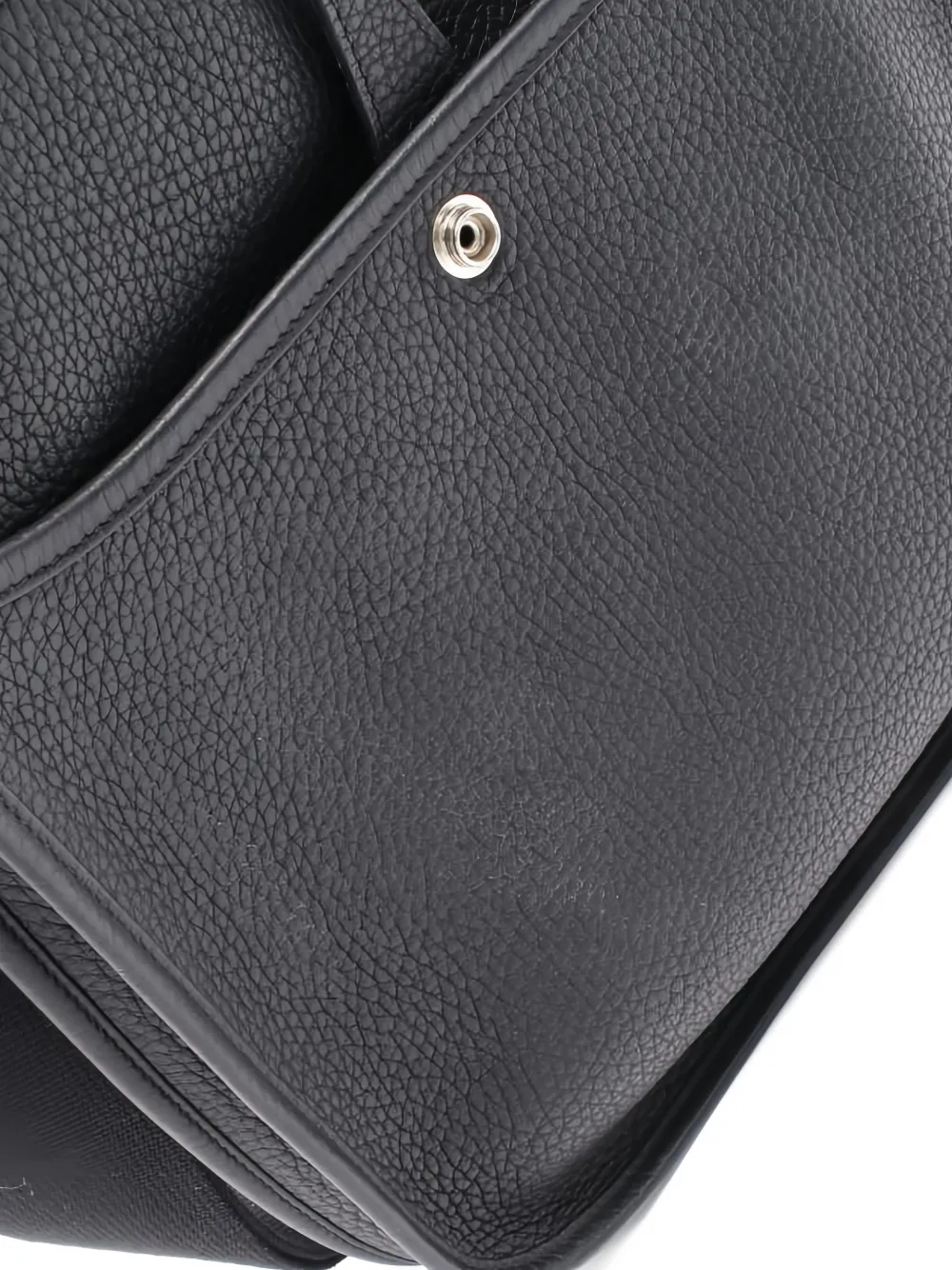 Pre-owned Hermes 2014 Evelyn 3 Troyes Pm Shoulder Bag In Black