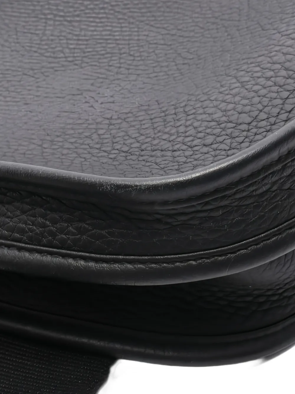 Pre-owned Hermes 2014 Evelyn 3 Troyes Pm Shoulder Bag In Black