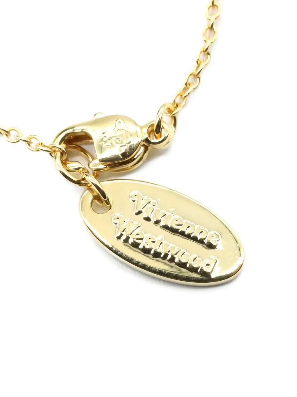 Pre-owned Vivienne Westwood London Orb Pendant Necklace In Gold