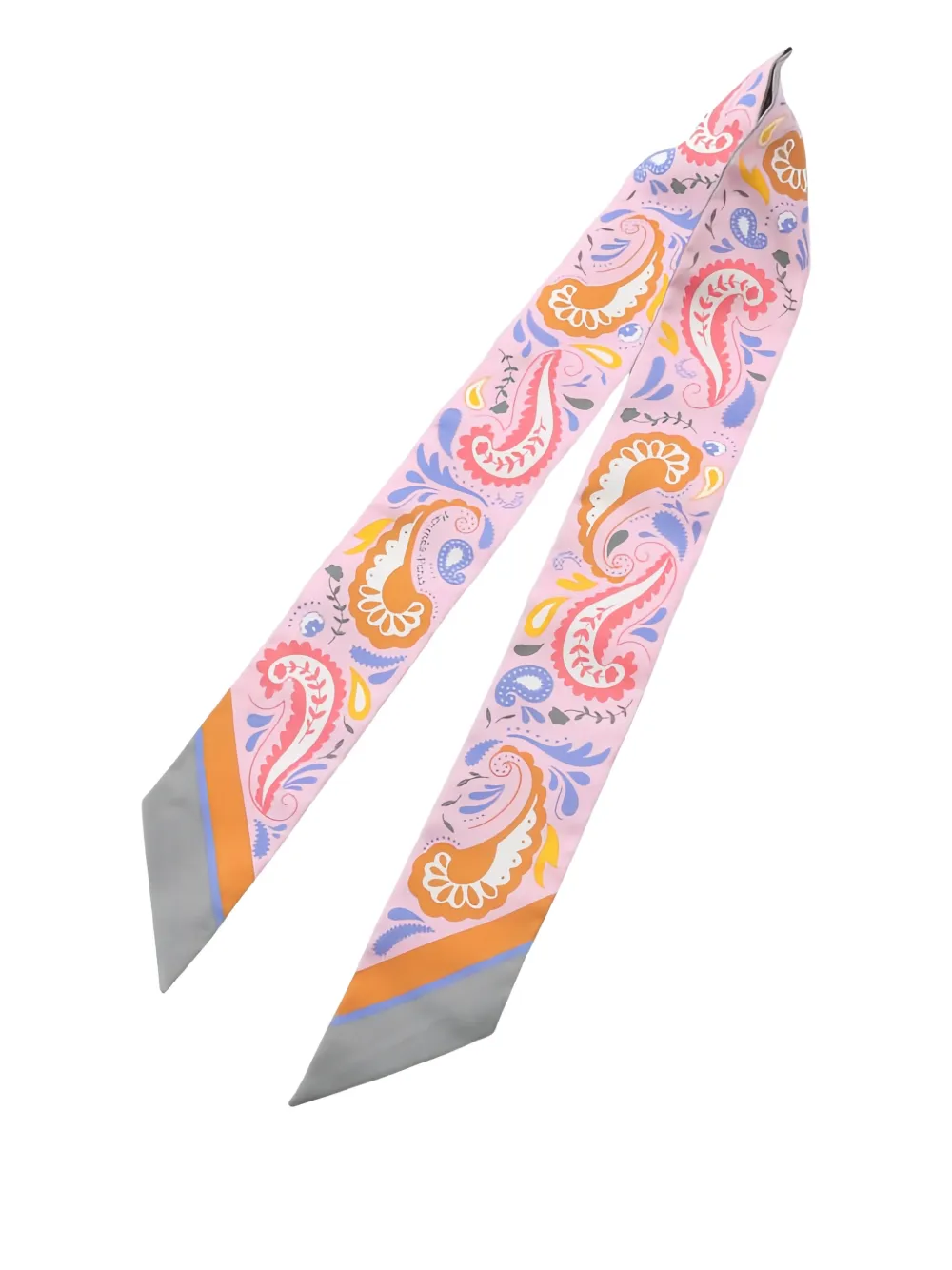 Hermès Pre-Owned 2020 bandana ribbon guepards scarf | Image 2