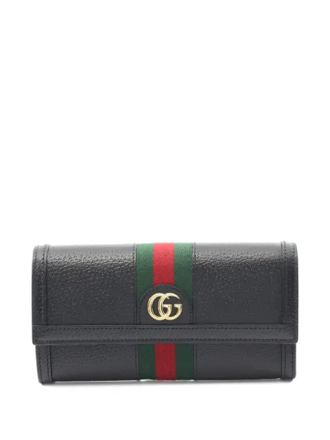Gucci Pre-Owned 2020s Ophidia Web bi-fold long wallet