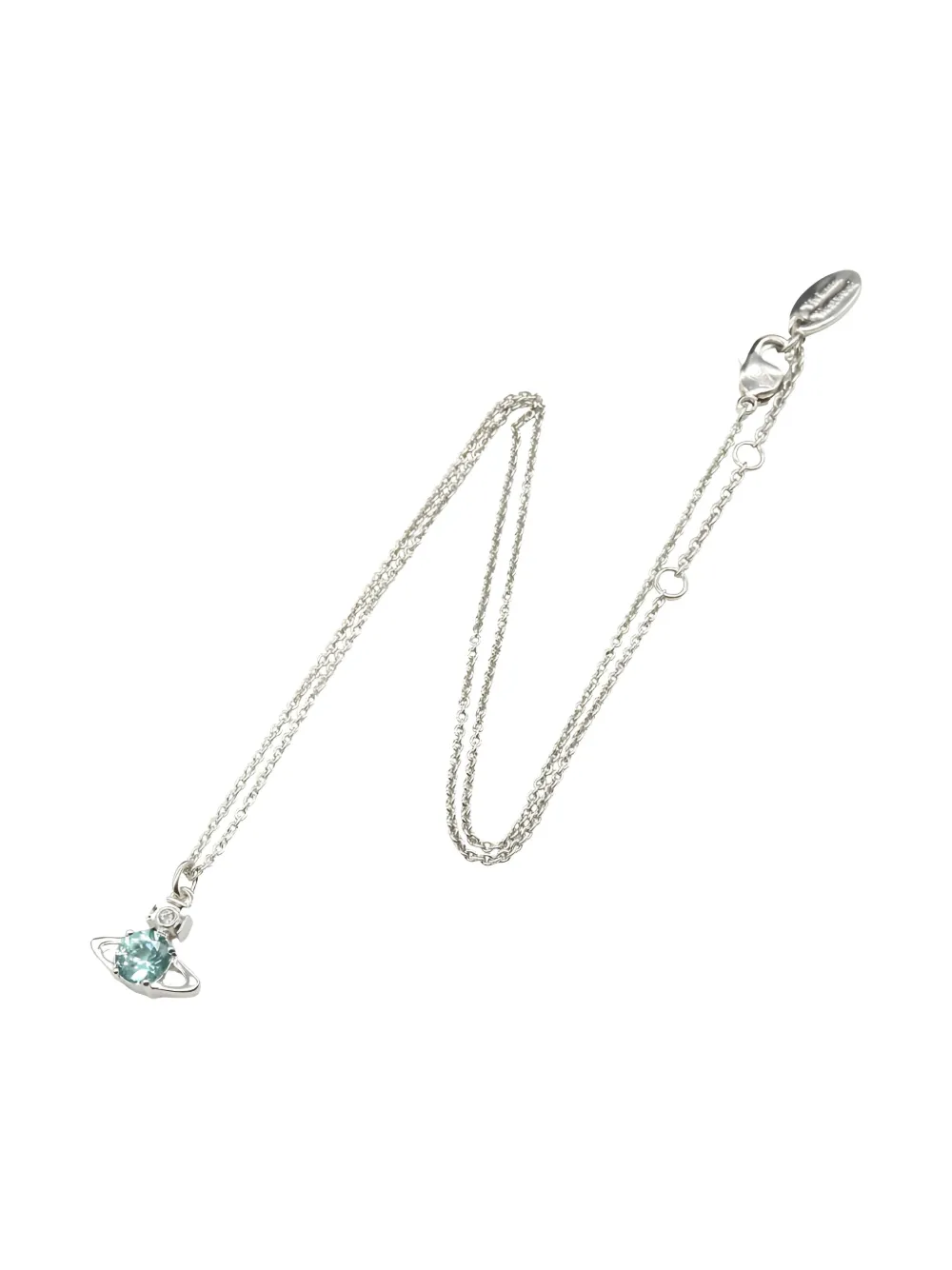 Vivienne Westwood Pre-Owned collar Reina con dije Orb 2020 | plateado | Image 1