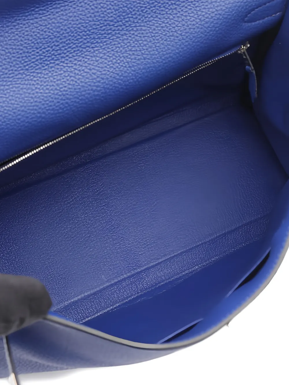 Pre-owned Hermes 2017 Kelly 32 Tote Bag In Blue