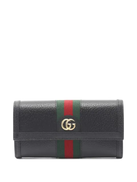 Gucci Pre-Owned 2020 Ophidia web stripe bi-fold wallet
