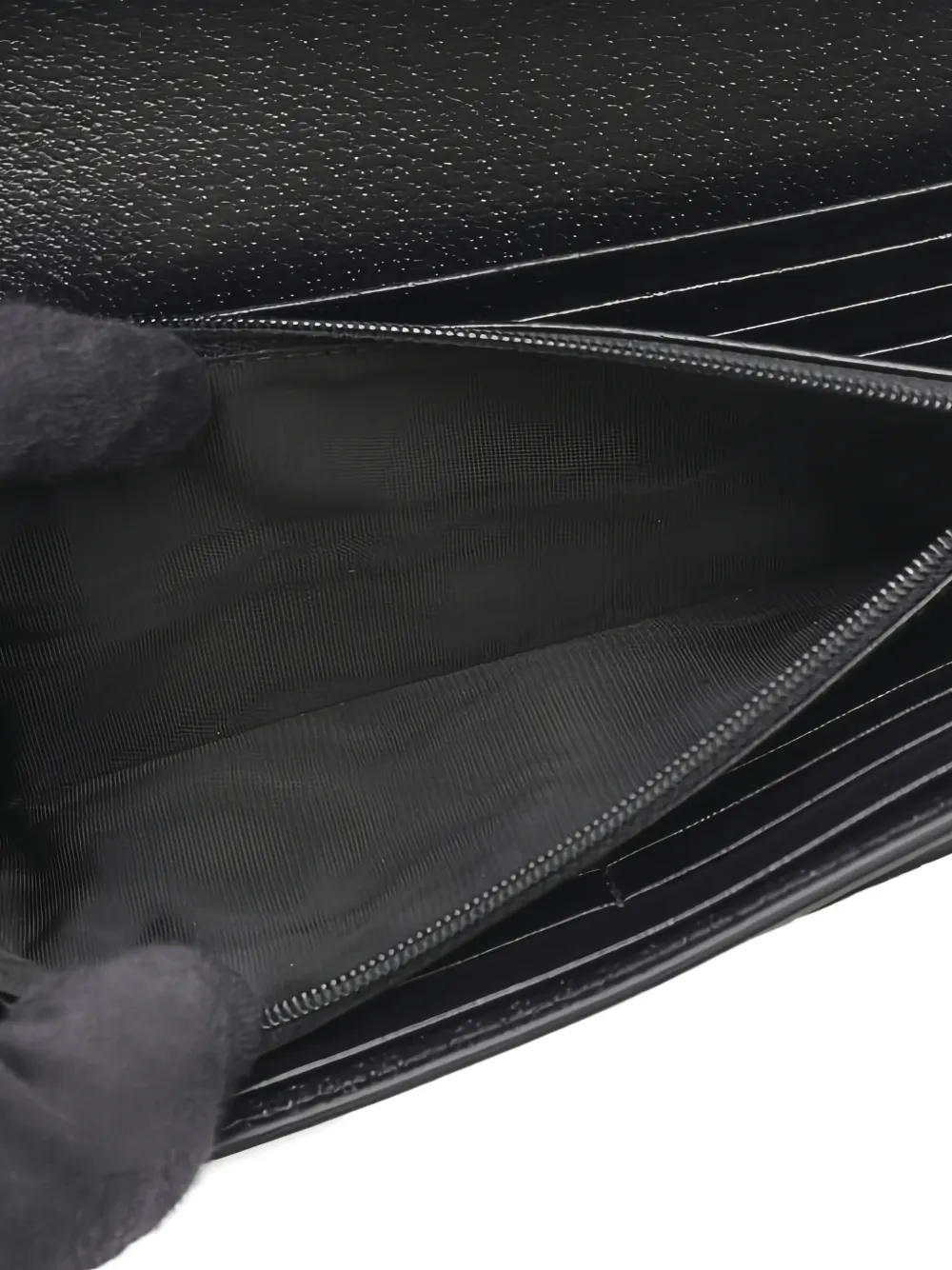 Pre-owned Gucci 2020 Ophidia Web Stripe Bi-fold Wallet In Black