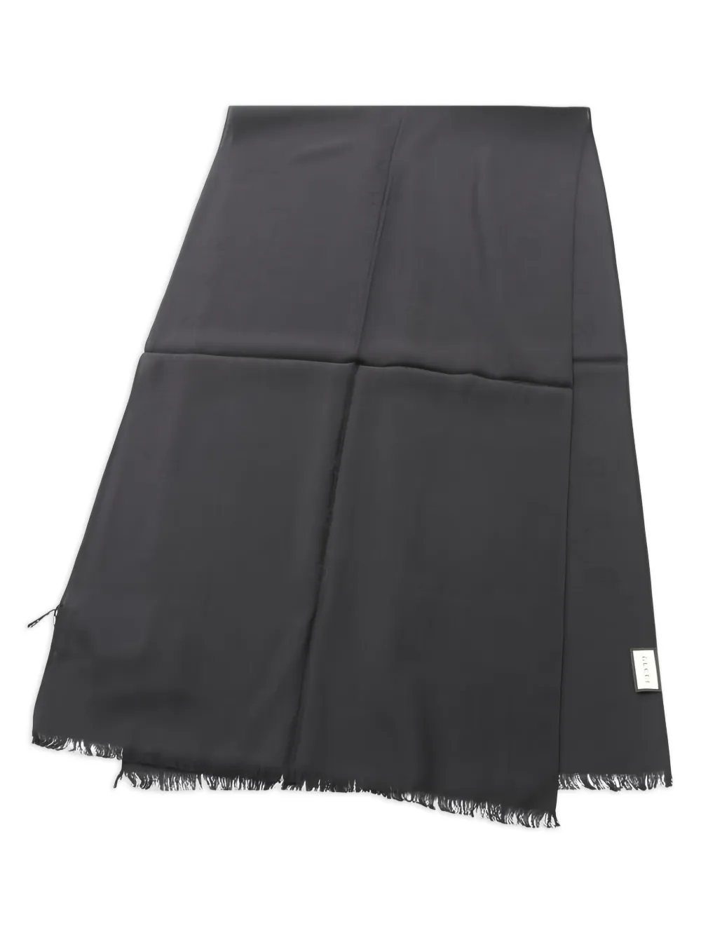 Gucci Pre-Owned 2020s fringed scarf | Black | Image 1