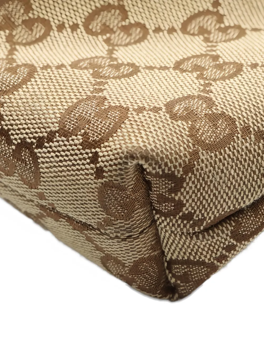 GUCCI Pre-owned 2010s Sherry Line Canvas Shoulder Bag In Neutral