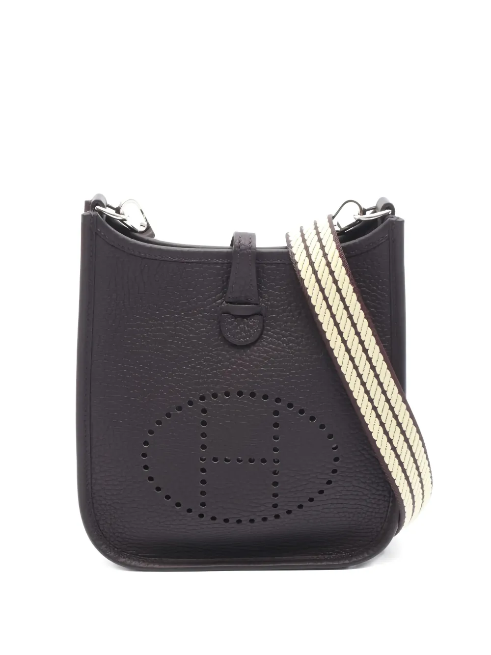 Pre-owned Hermes 2024 Evelyne Tpm Shoulder Bag In Brown