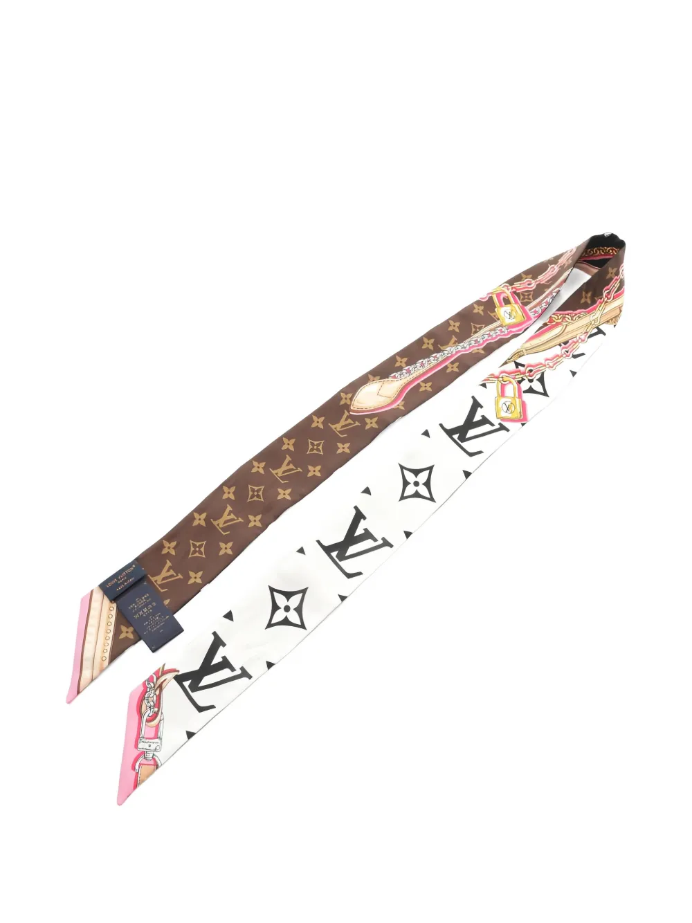 LOUIS VUITTON Pre-owned Monogram-pattern Scarf In Black