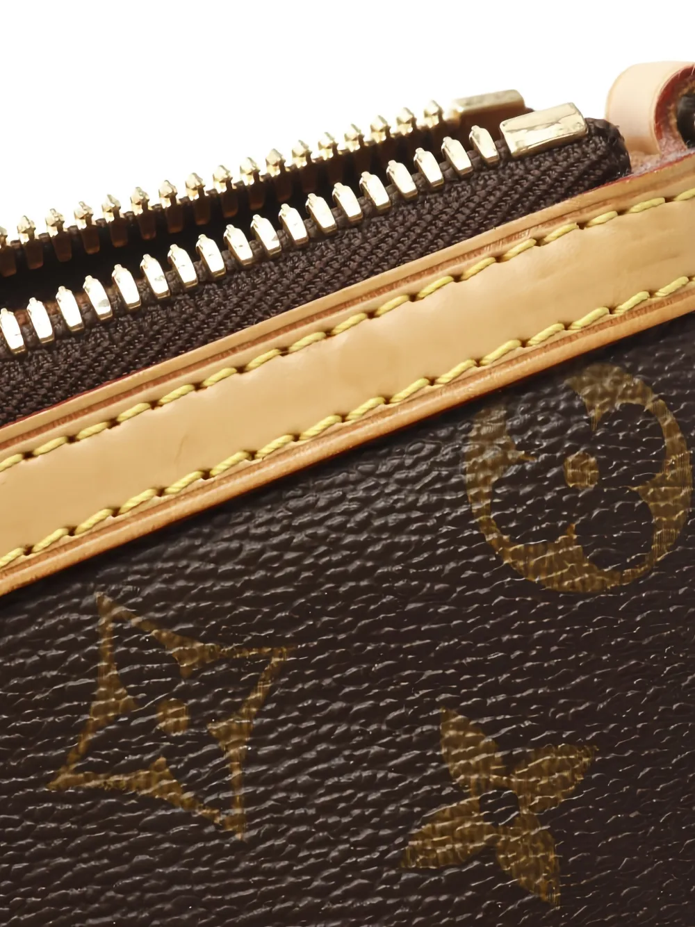 Pre-owned Louis Vuitton 2008 Palermo Pm Monogram Tote Bag In Brown