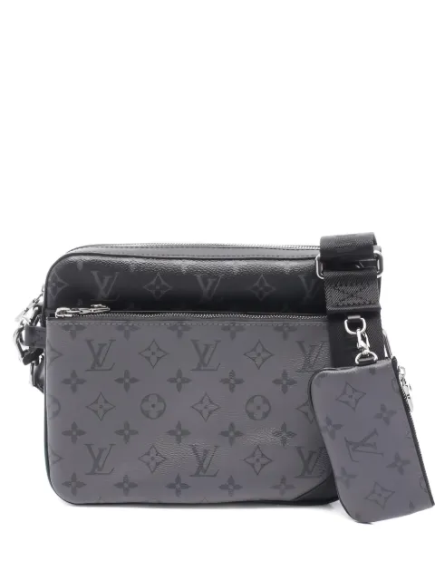 Louis Vuitton Pre-Owned Trio monogram-eclipse messenger bag