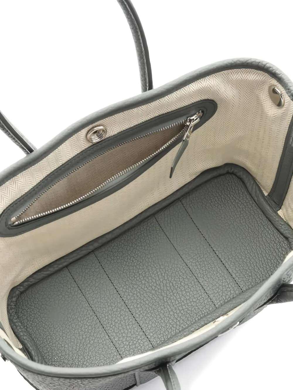 Pre-owned Hermes 2024 Neo Garden 23 Tote Bag In Gray