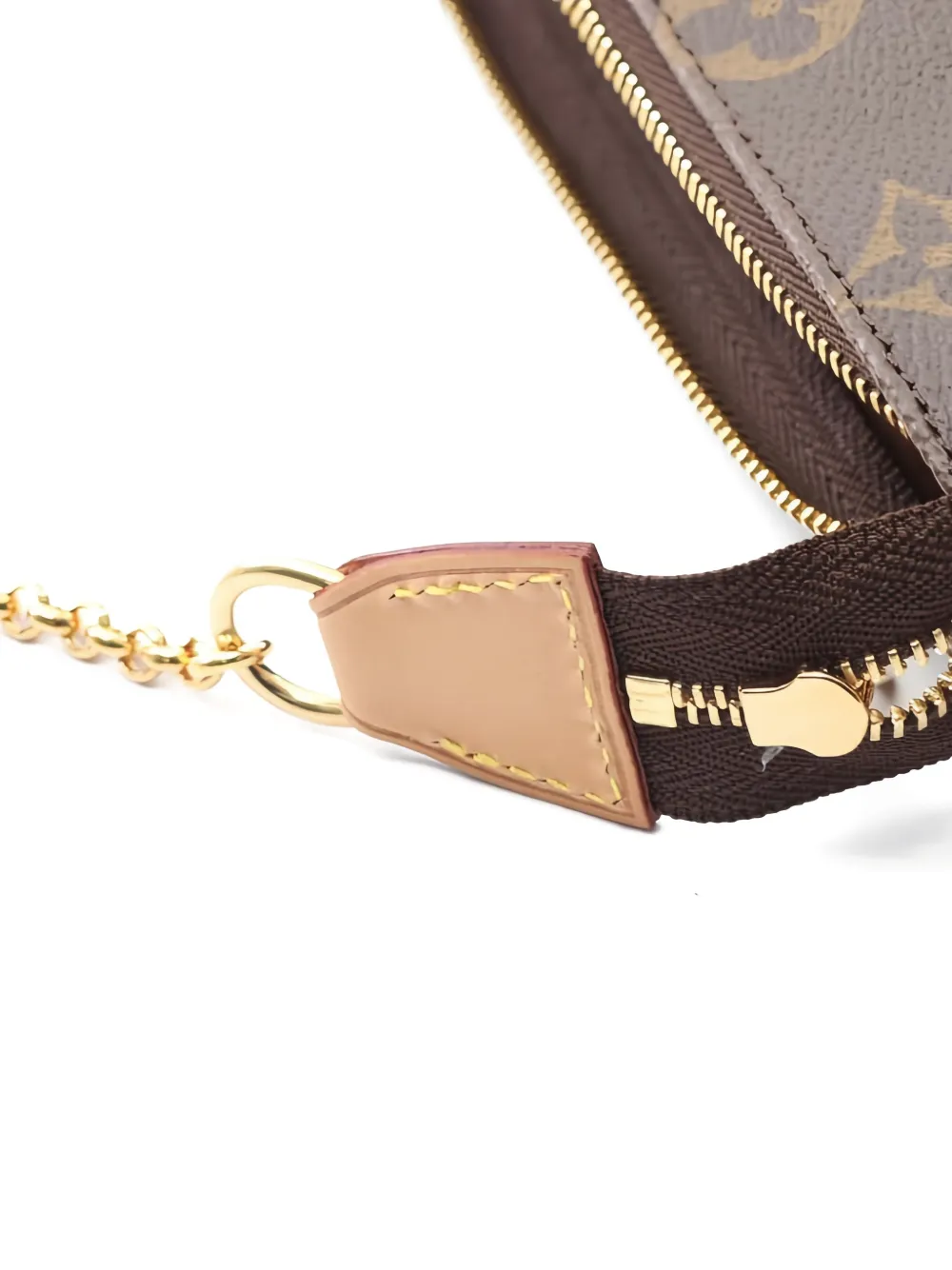 Pre-owned Louis Vuitton Eva Monogram Chain Shoulder Bag In Brown