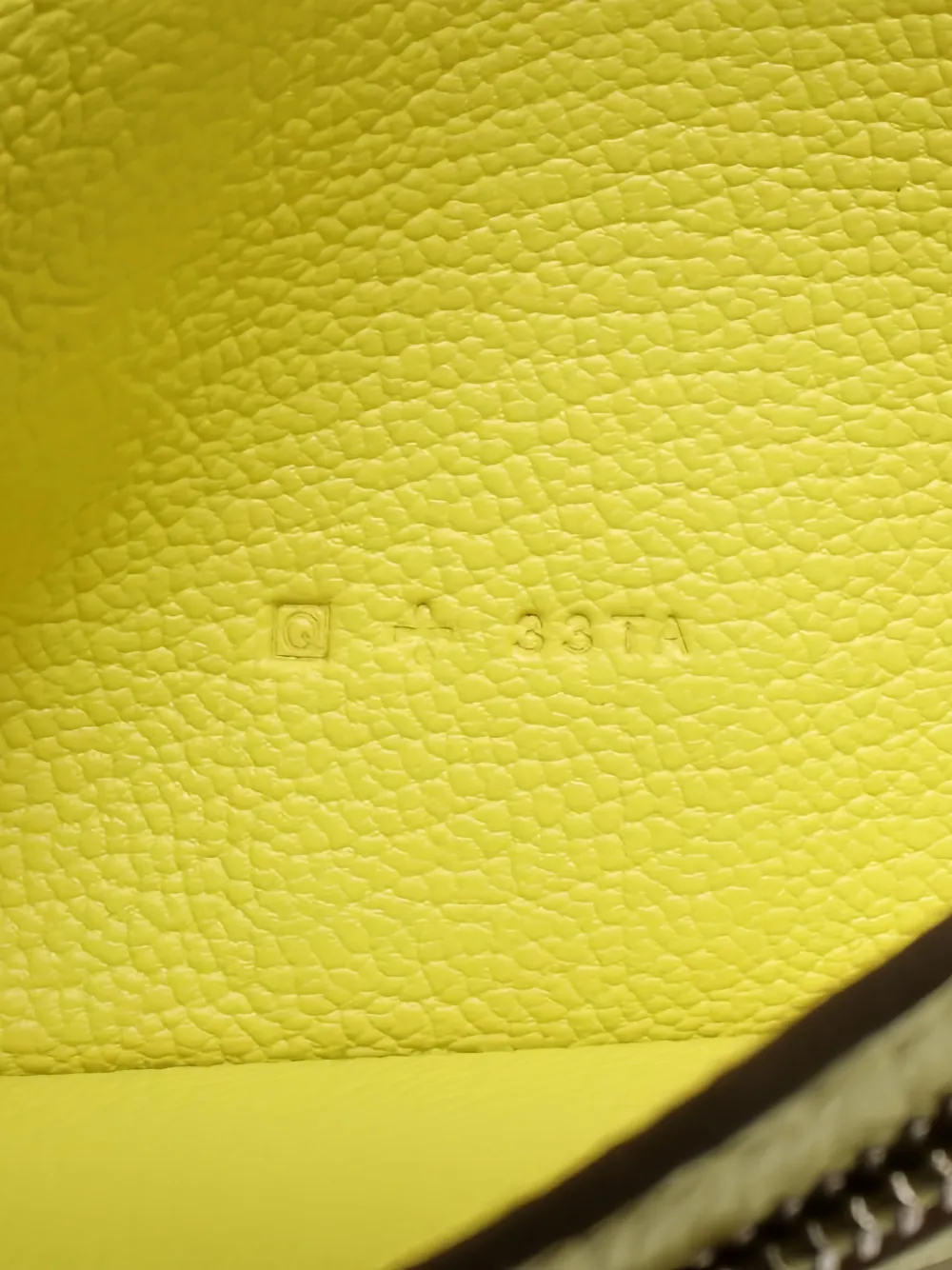 HERMES Pre-owned 2013 Bi-fold Hardware Long Wallet In Yellow