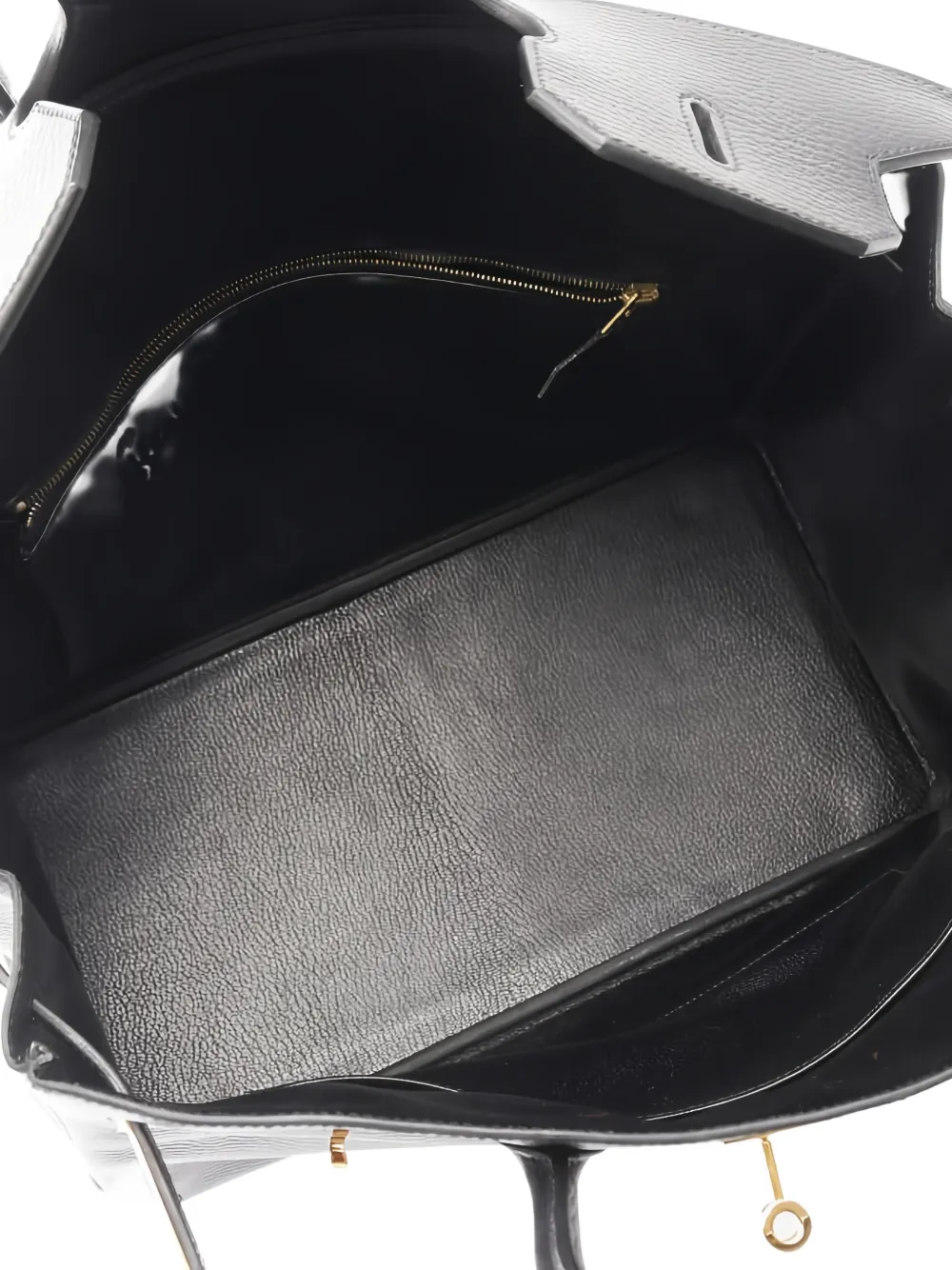 Pre-owned Hermes 2003 Birkin 35 Hardware Handbag In Black