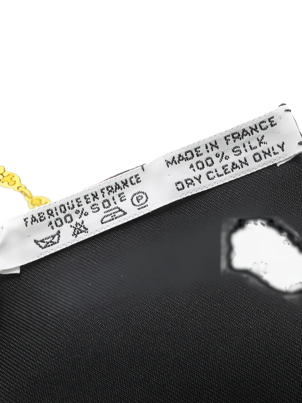 Pre-owned Hermes 2020s Carré 90 Petite Main Scarf In Black