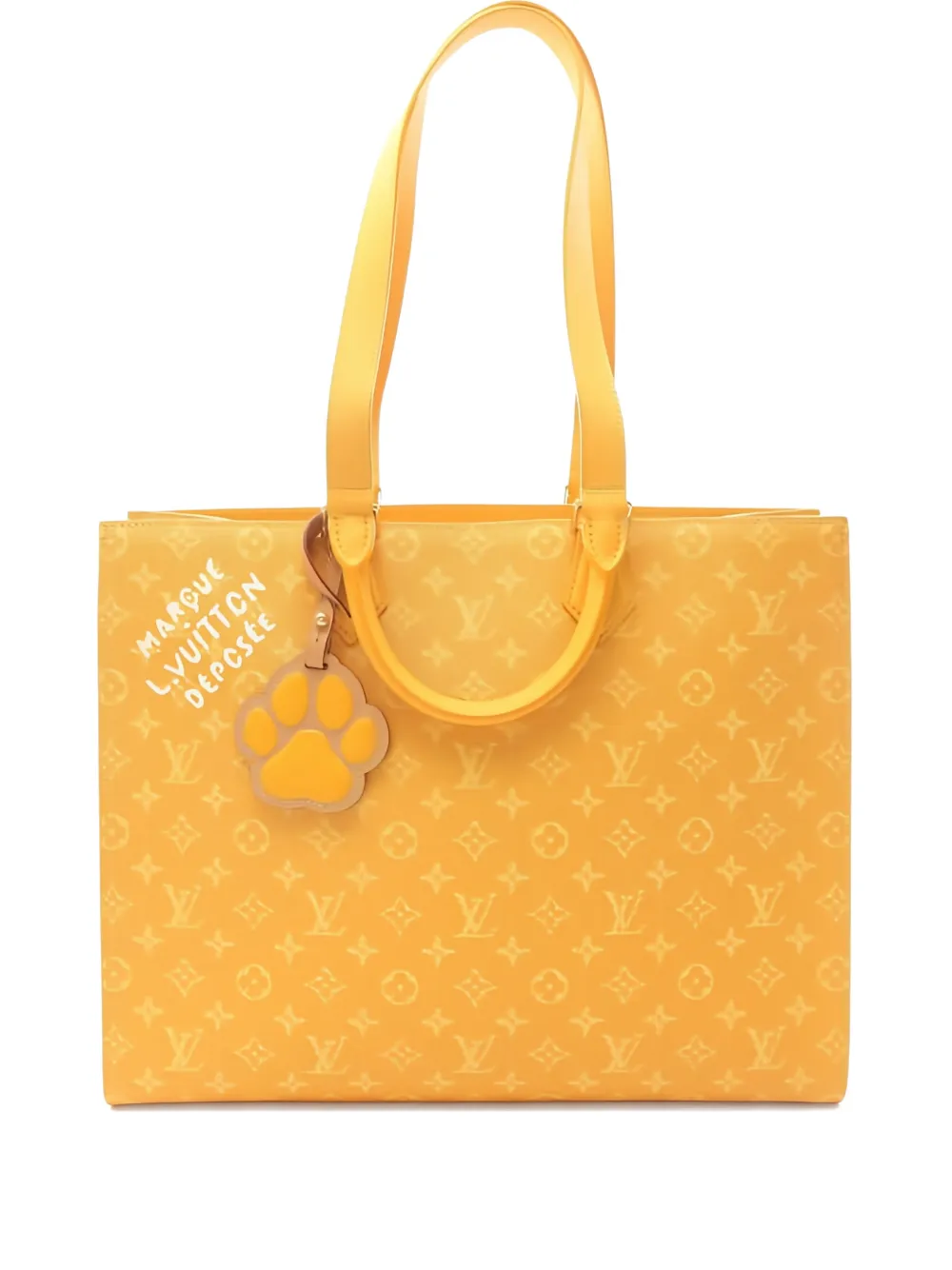 Louis Vuitton Pre-Owned 2010 Sac Plat 24H monogram heritage tote bag - Giallo