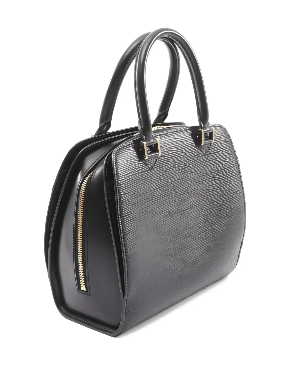 Pre-owned Louis Vuitton Épi Pont Neuf Tote Bag In Black