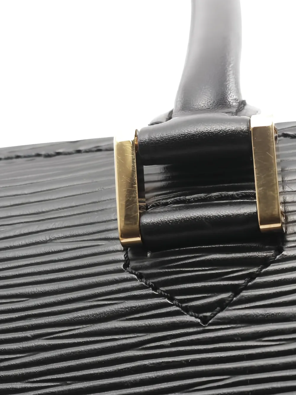 Pre-owned Louis Vuitton Épi Pont Neuf Tote Bag In Black