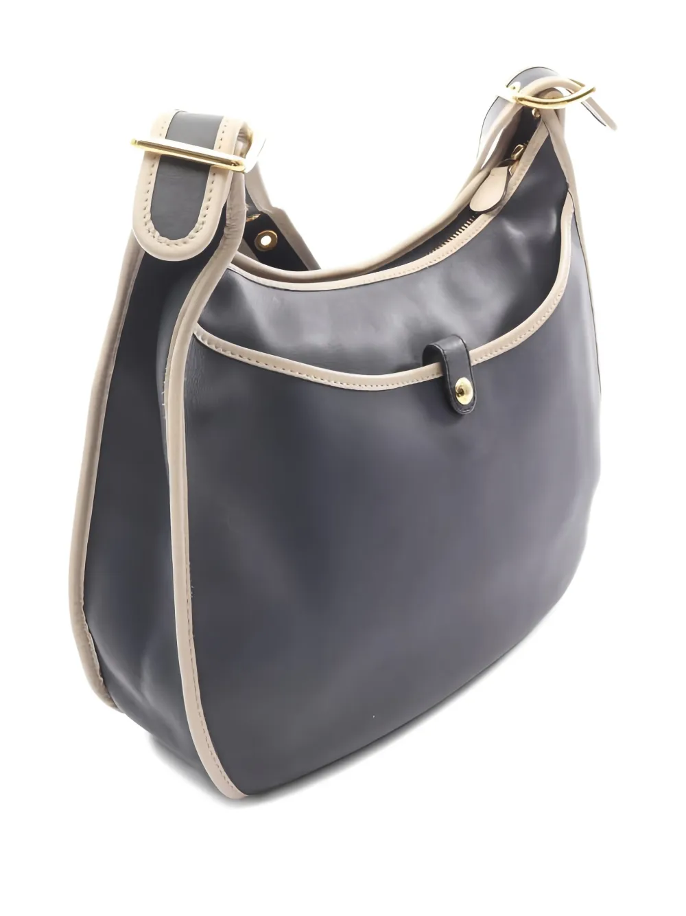 LOEWE Pre-owned 2010s Sofia Anagram-perforated Shoulder Bag In Blue