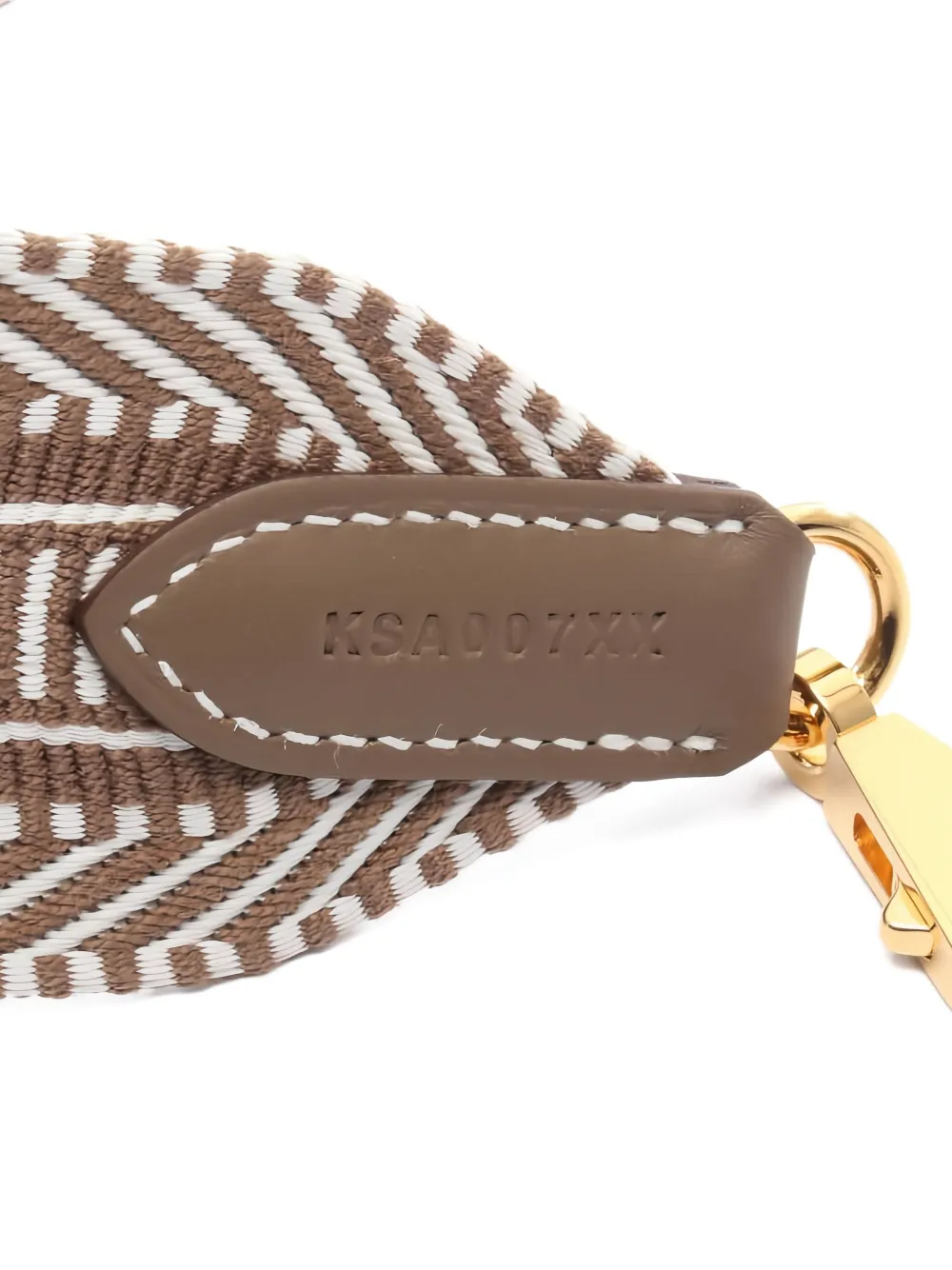 HERMES Pre-owned Kaval Canvas Shoulder Strap In Brown