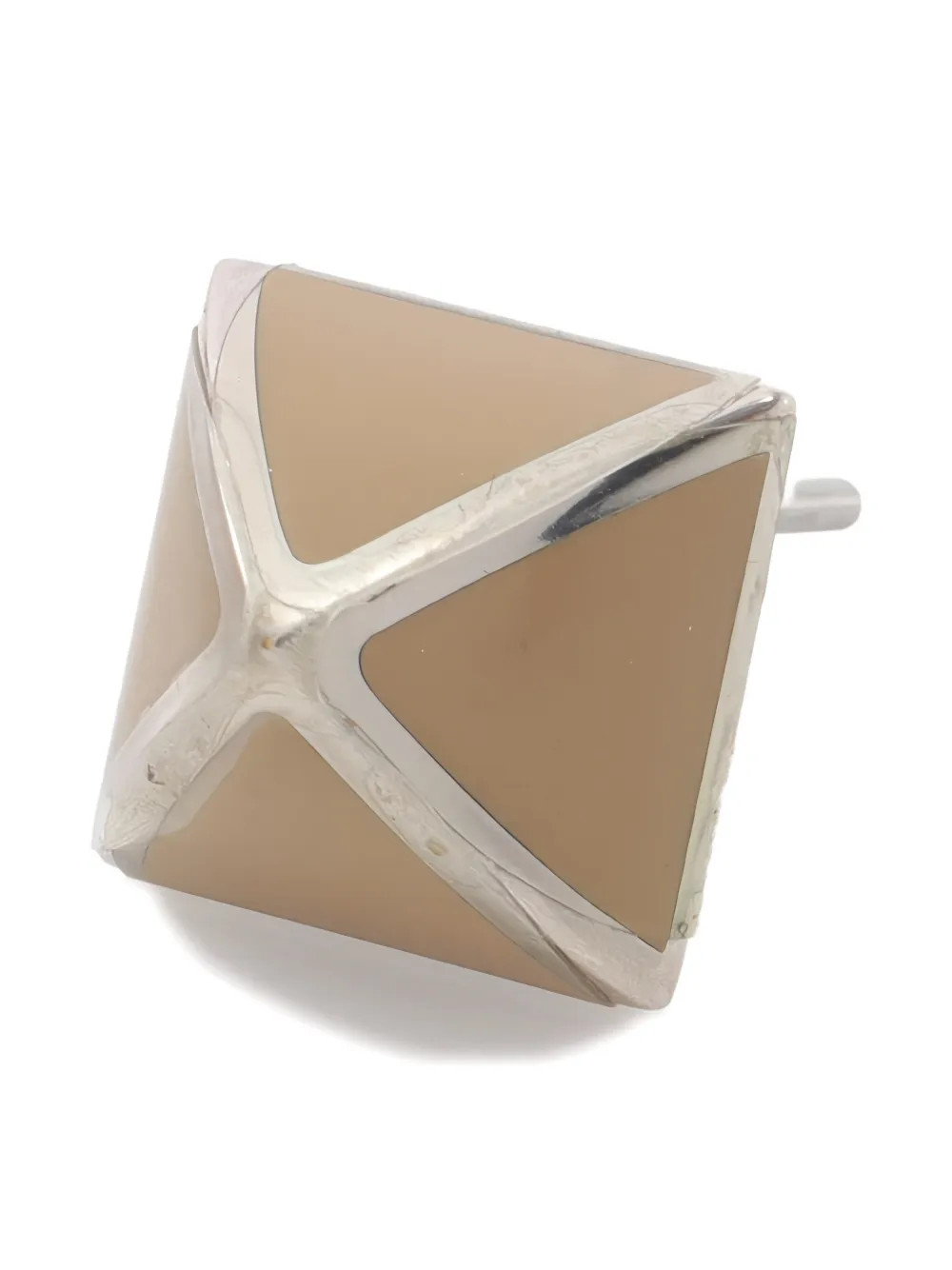 Pre-owned Hermes 2010s Medor Guyne Pm Earrings In Brown