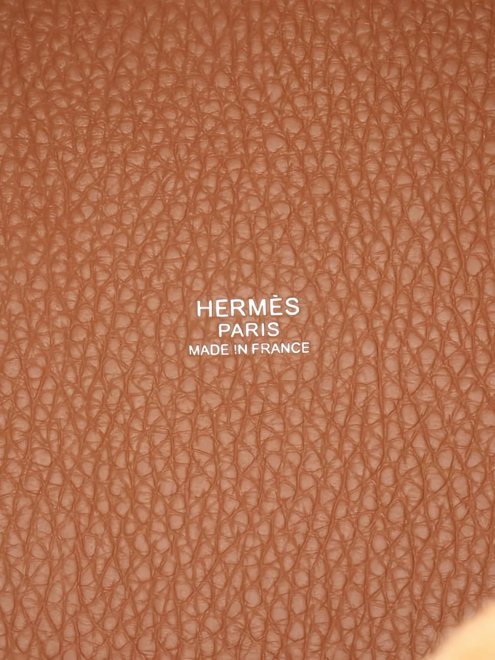 Pre-owned Hermes Picotin Lock Pm Clemence Tote Bag In Brown