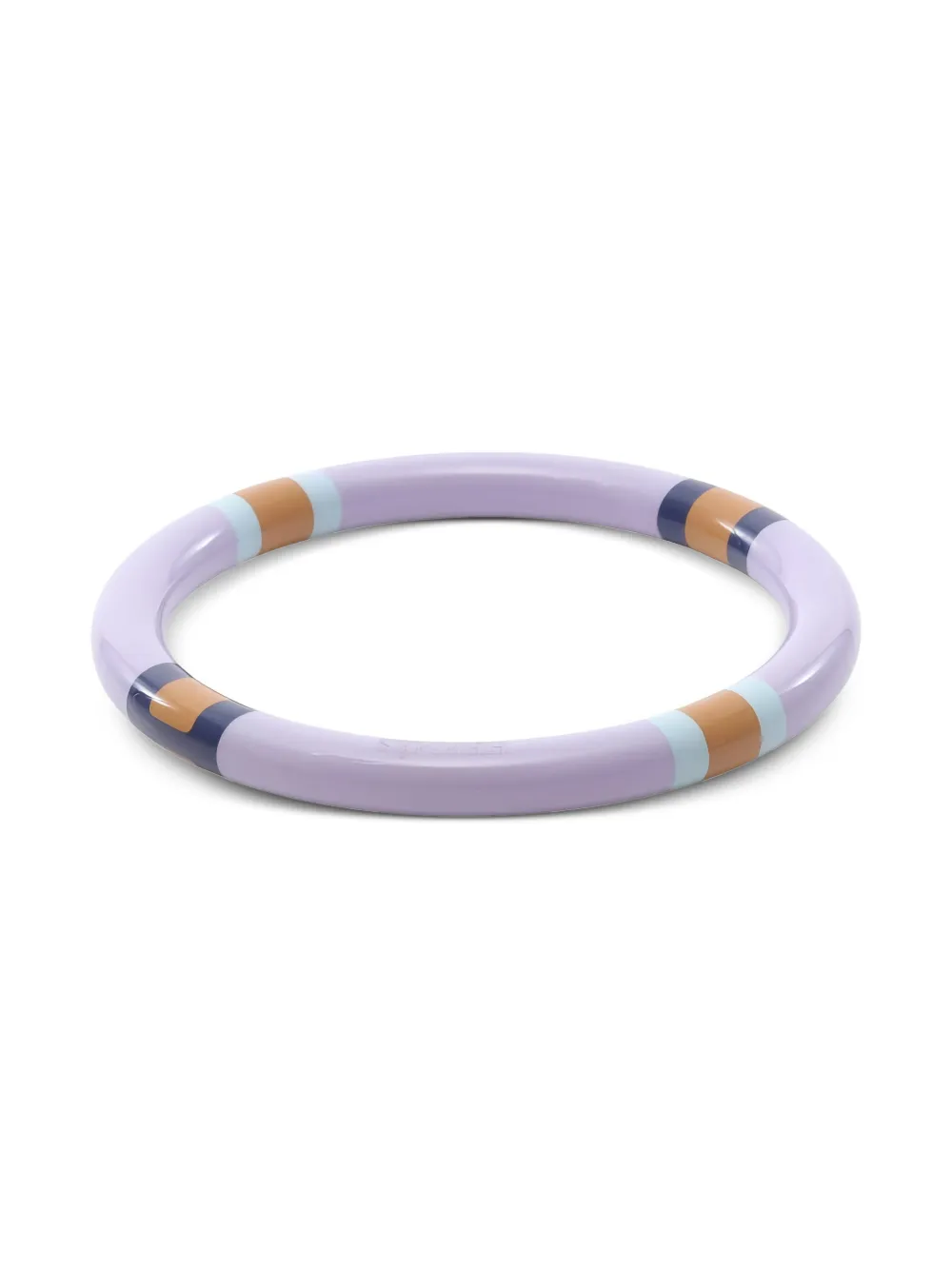 Hermès Pre-Owned H-Equipe PM lacquer bangle | Purple | Image 1