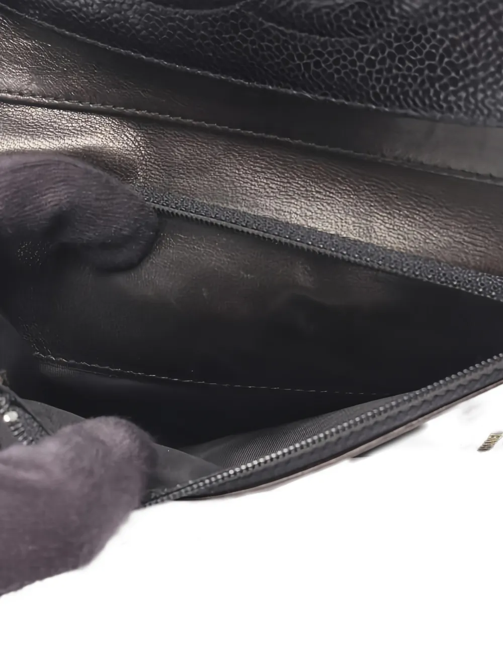 CHANEL Pre-owned 1997-1999 Coco Mark Bi-fold Wallet In Black