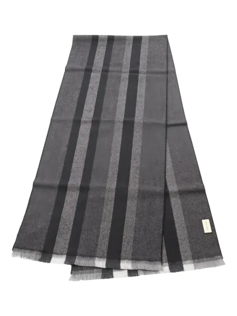 Gucci Pre-Owned foulard en soie à rayures (années 2020)