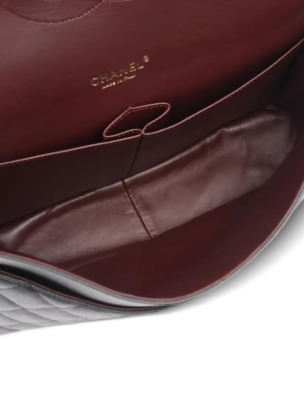 CHANEL Pre-Owned 2010-2011 maxi Double Flap Matelasse-design shoulder bag Zwart