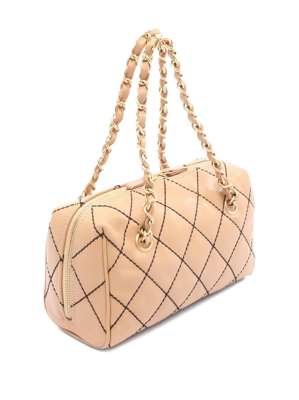 CHANEL Pre-owned 2003-2004 Wild Stitch Tote Bag In Neutral