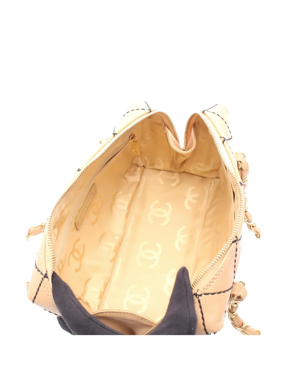 CHANEL Pre-owned 2003-2004 Wild Stitch Tote Bag In Neutral