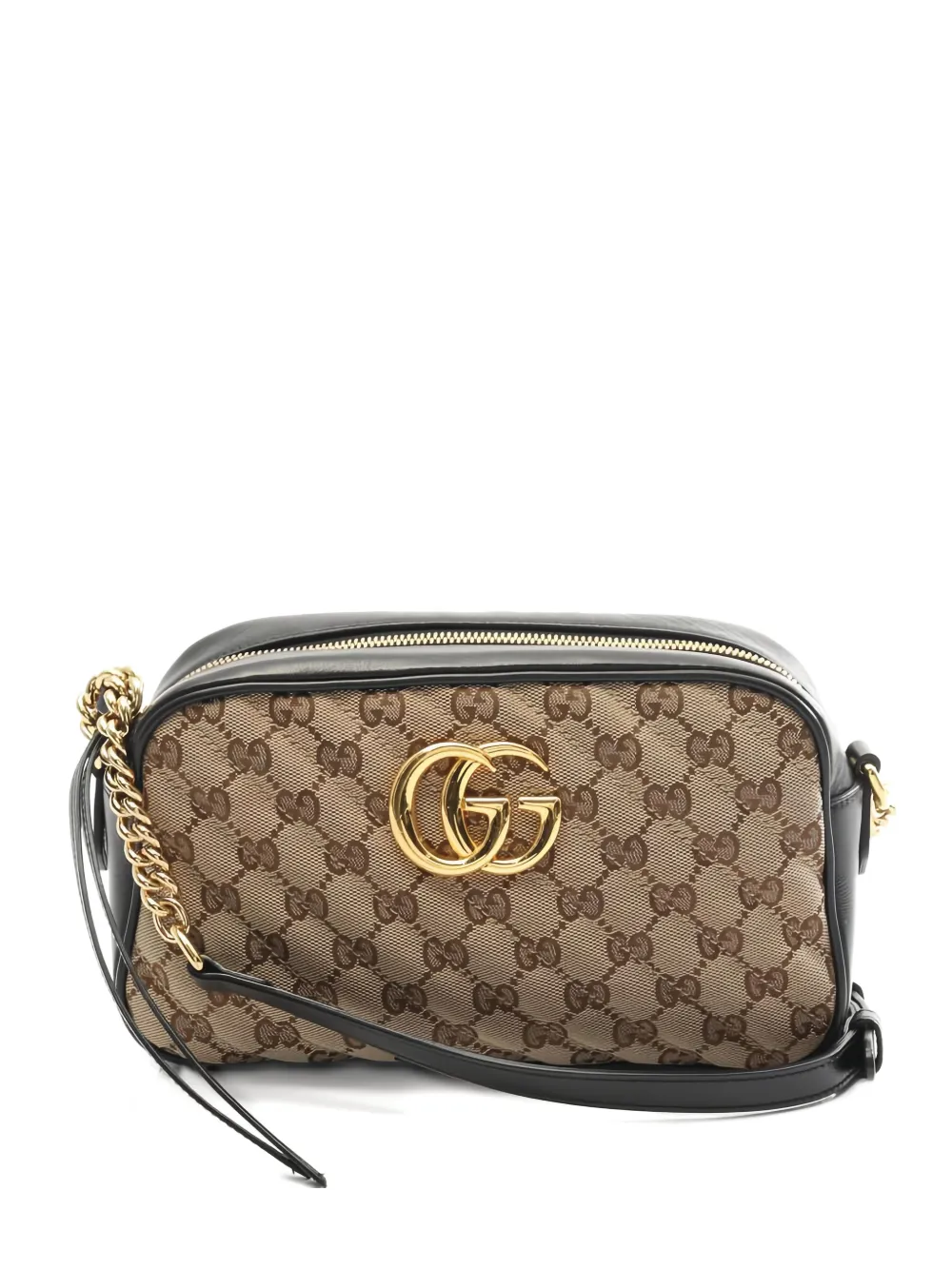 GUCCI Pre-owned 2010s Gg Marmont Shoulder Bag In Black