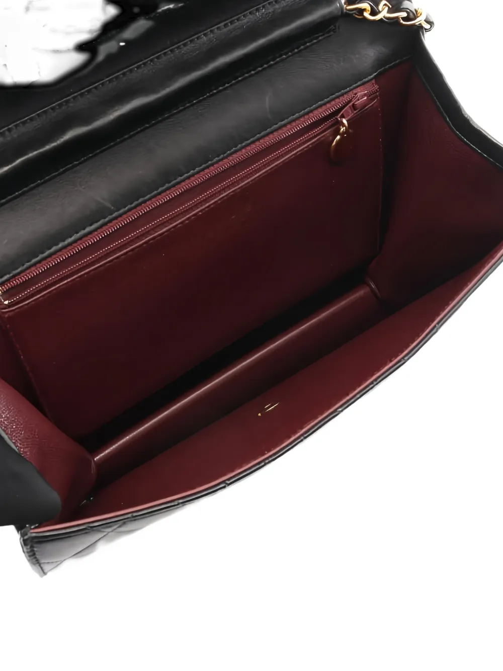 CHANEL Pre-owned 2000~2002 Quilted-design Chain-strap Shoulder Bag In Black