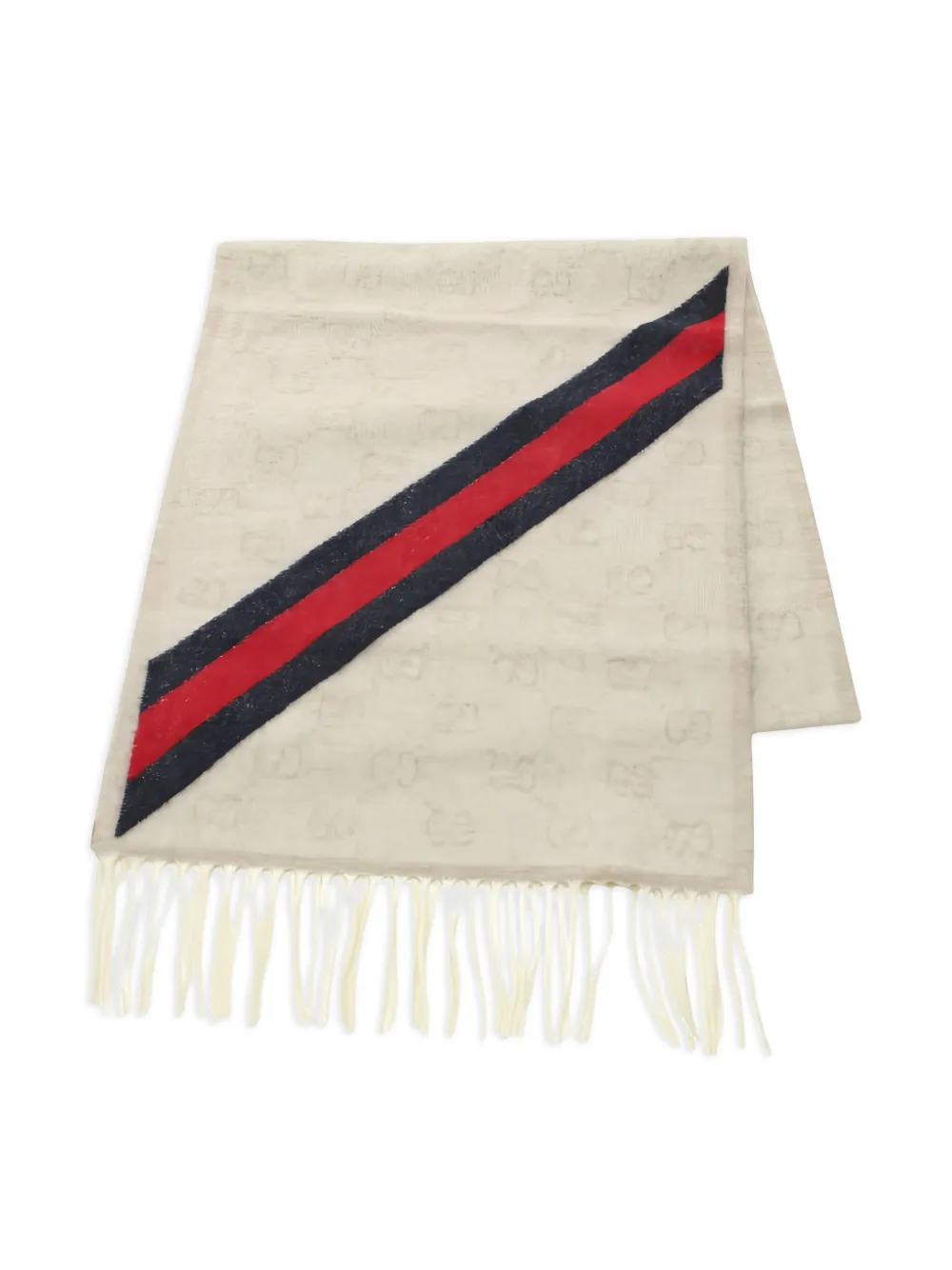 Gucci Pre-Owned GG-pattern scarf | Neutrals | Image 1