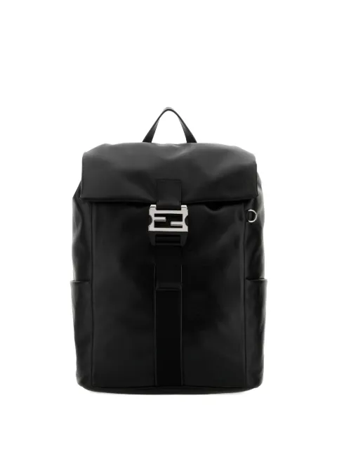 FENDI Flux buckle leather backpack