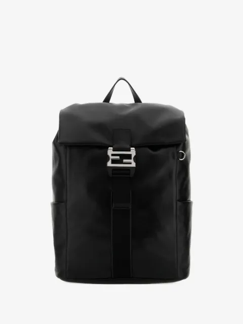 FENDI Flux buckle leather backpack